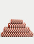 Pure Cotton Geometric Towel